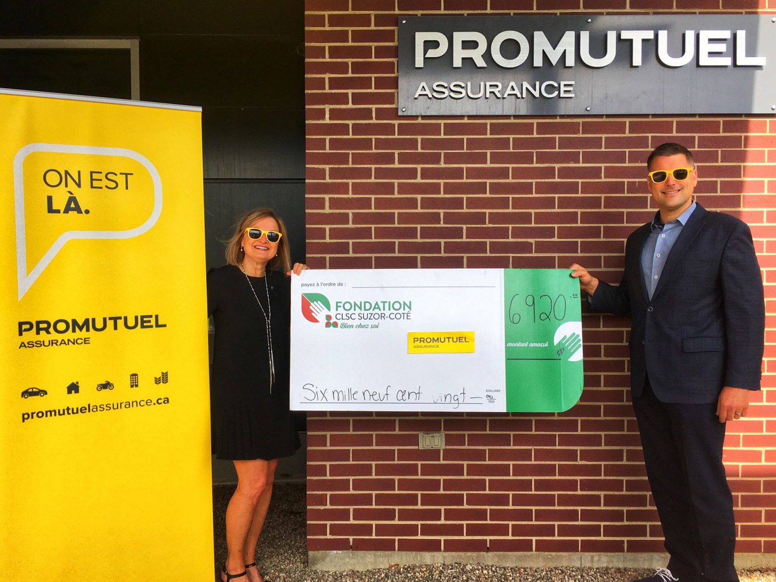 THERE to give back to our community Promutuel Insurance