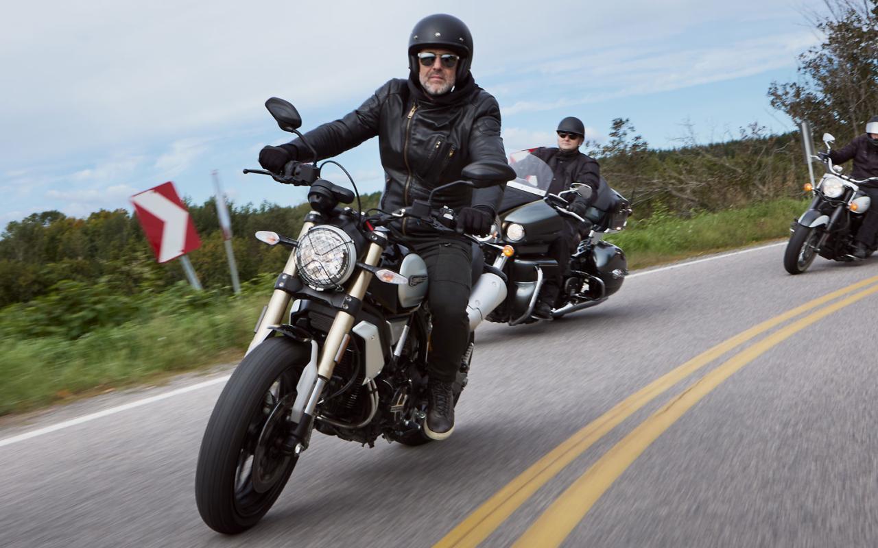 Balade en moto