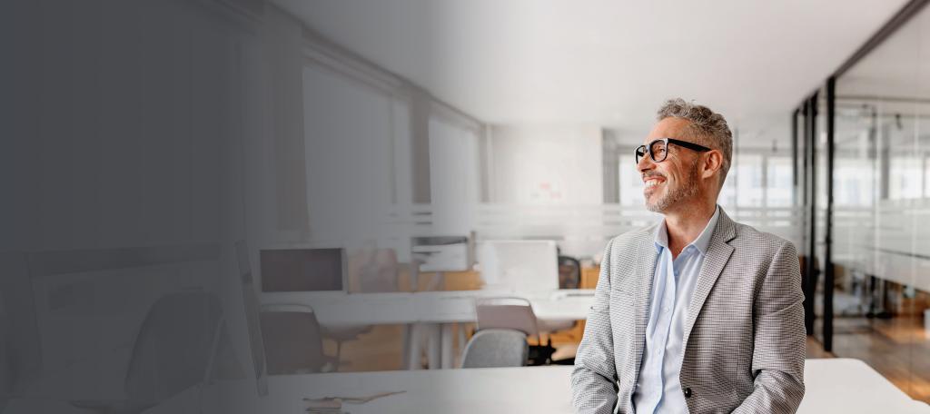 Propriétaire immobilier dans un bureau