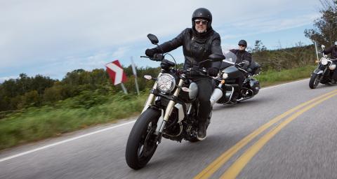 Balade en moto