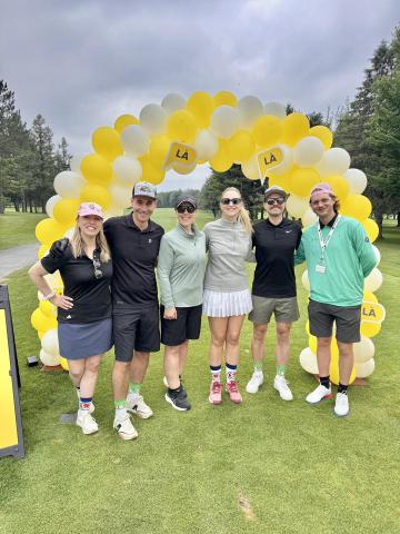 L'équipe Promutuel Assurance Centre-Sud au golf