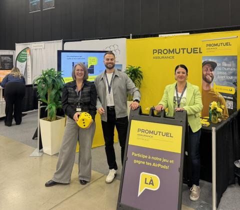On est LÀ au Salon Défi Emploi aujourd’hui au Centrexpo Promutuel Assurance