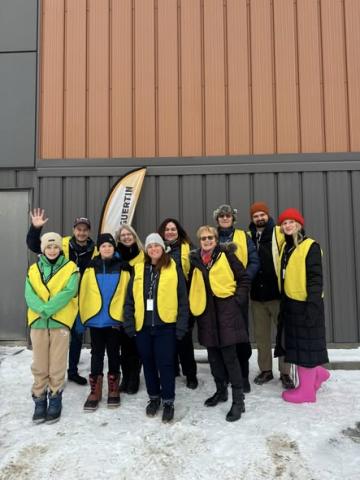 Équipe Promutuel Assurance Centre-sud Collecte de denrées pour la Fondation Rock-Guertin