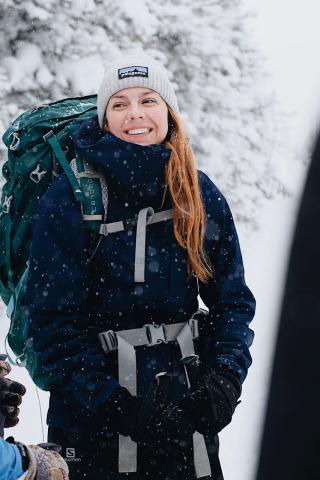 Photo d'hivers - Portrait Karina Durand