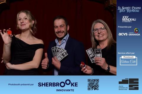 Équipe Promutuel à la Soirée casino organisée par la Jeune Chambre de Sherbrooke