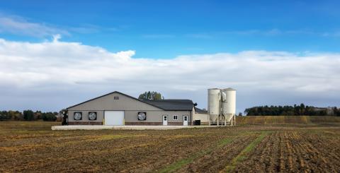 Ferme et terrain agricole assuré chez Promutuel Assurance