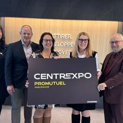 L'équipe du partenariat Centrexpo Drummondville et Promutuel