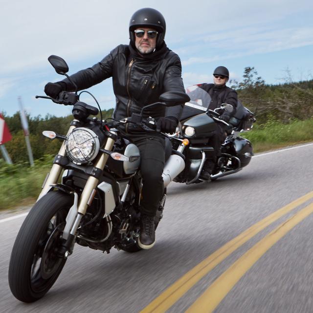Balade en moto