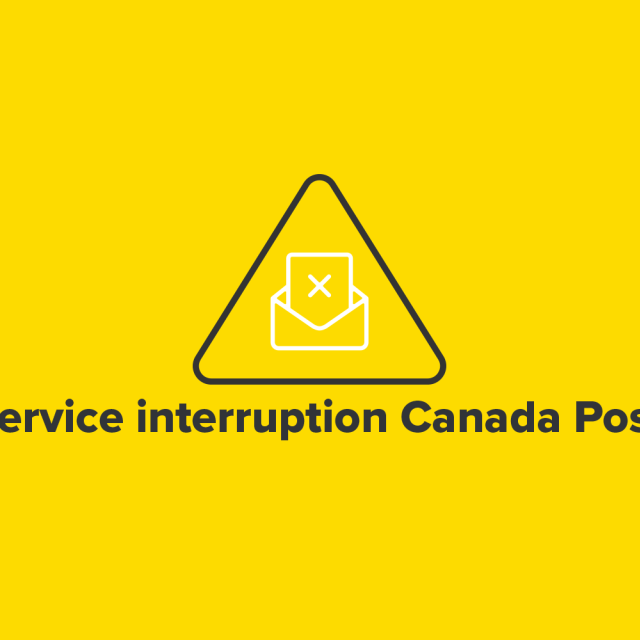 Service Interruption Canada Post